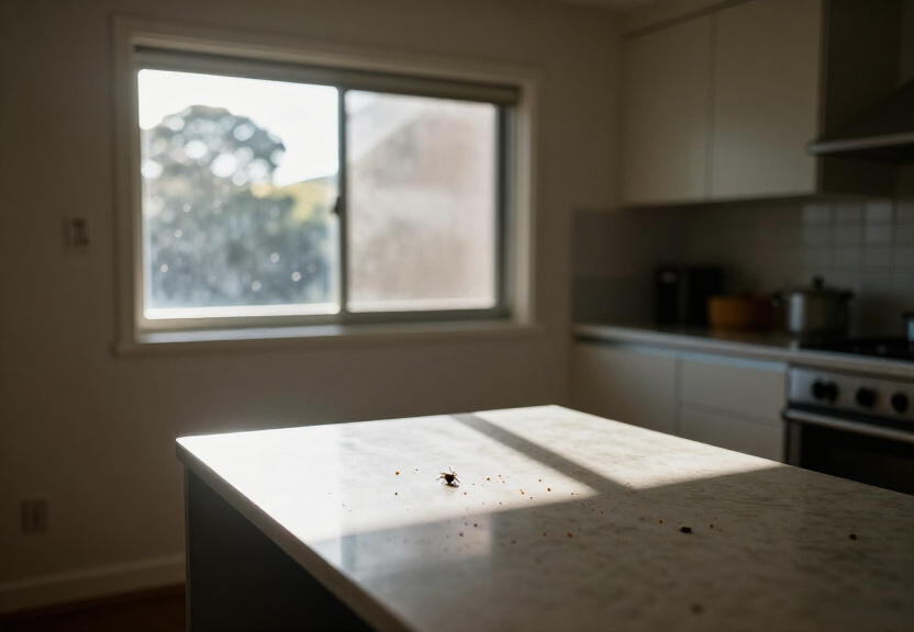 Rodent droppings and gnaw marks in a Penrith roof space