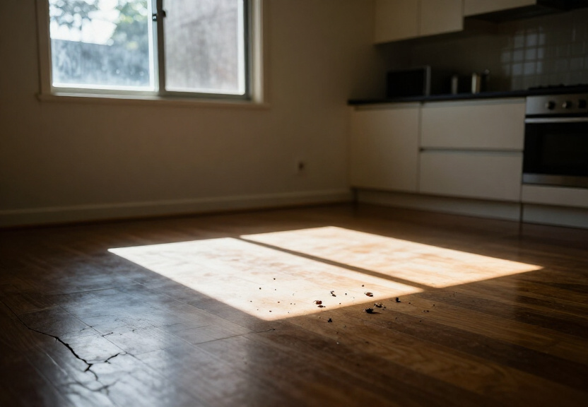 Termite damage in a Penrith home before treatment